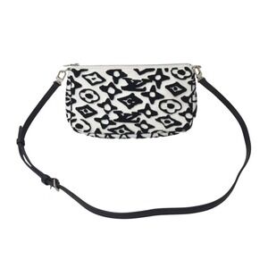 LOUIS VUITTON Urs Fischer Pochette Accessoires Accessory Pouch Black White